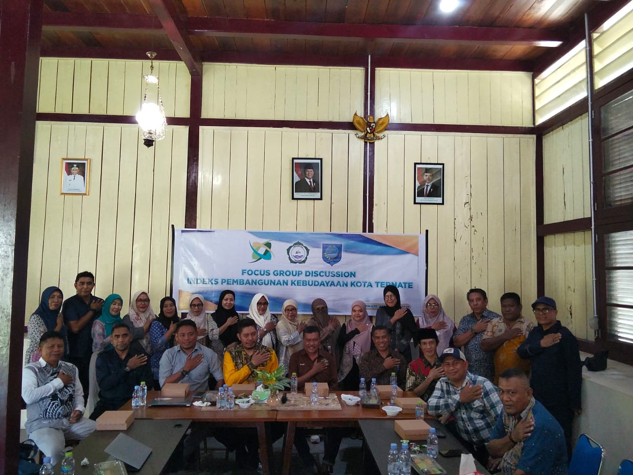 Disbud Ternate dan Unkhair Bahas Indeks Pembangunan Kebudayaan Lewat FGD